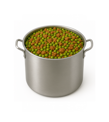 Pot of Peas with Cans of Meat (15kg)